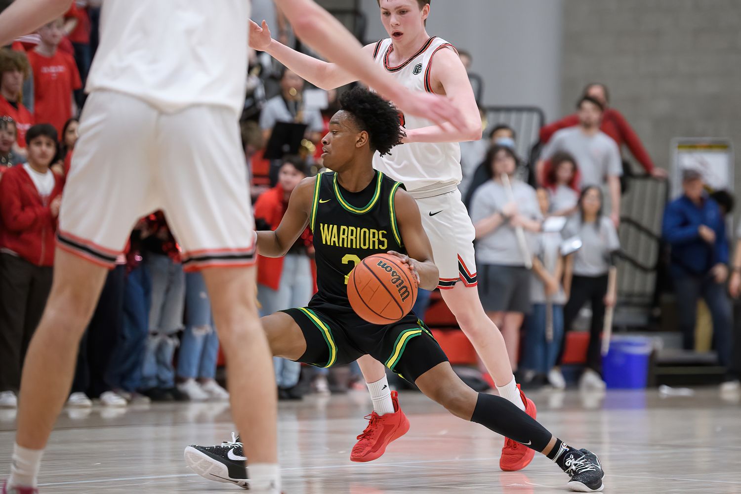 1 Lincoln vs Cleveland boys basketball 6A Oregon second round March 4 2023 Ken Waz 46